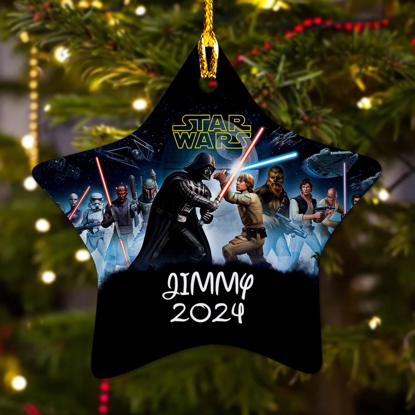 Customized Star Movie Character Christmas Ornament – Unique Space War Decor 2024 Perfect Galaxy Hero Gift for Kids Customized Star Movie Character Christmas Ornament – Unique Space War Decor 2024 Perfect Galaxy Hero Gift for Kids
