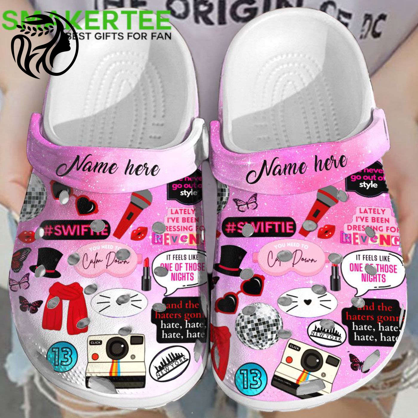 Get Your Own Taylor Swift Custom Name Crocs – Personalized Footwear for Swifties!