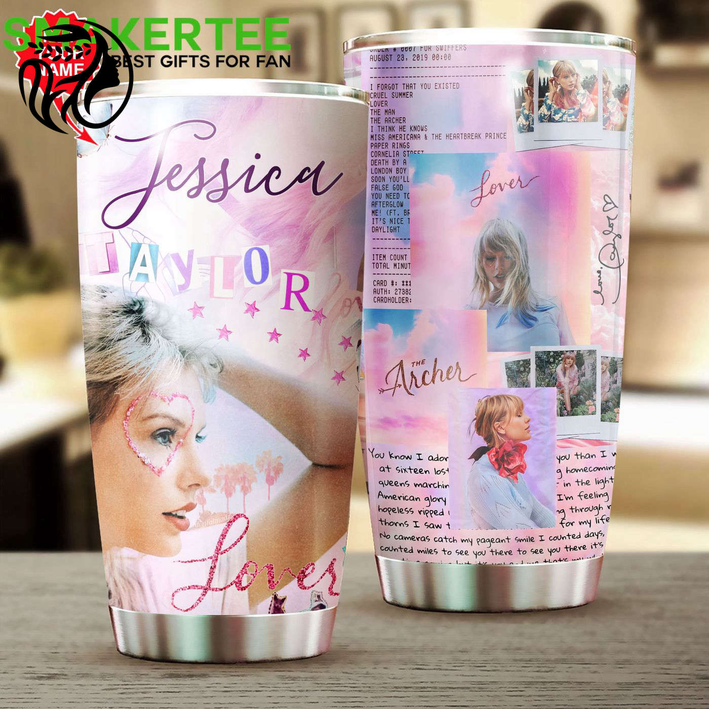 Custom Taylor Swift Signature Tumbler Cup: Stylish & Personalized Merchandise