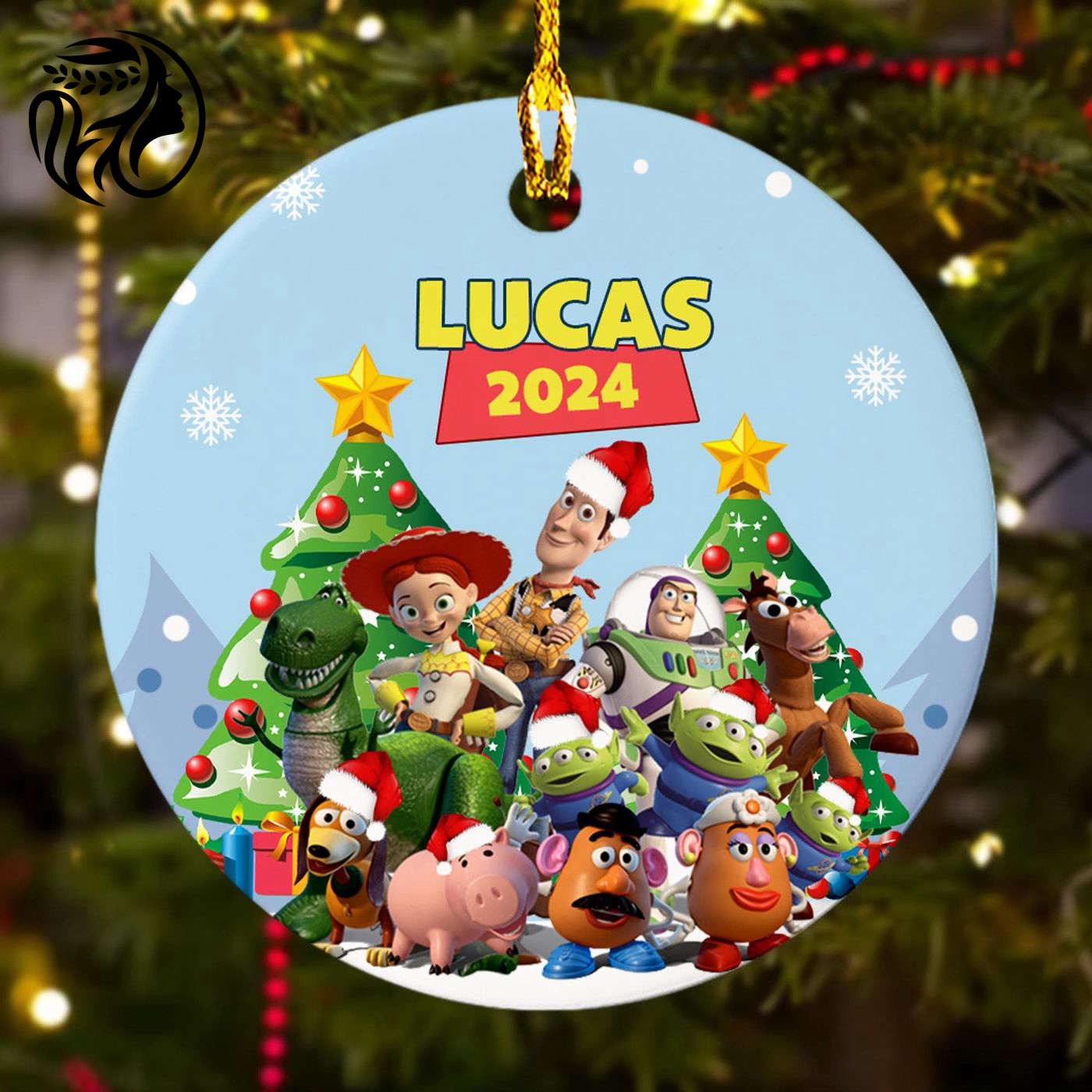 Customized Toy Friend Christmas Ornament – Funny Character Decor for 2024 Christmas Tree Perfect Xmas Gift for Kids
