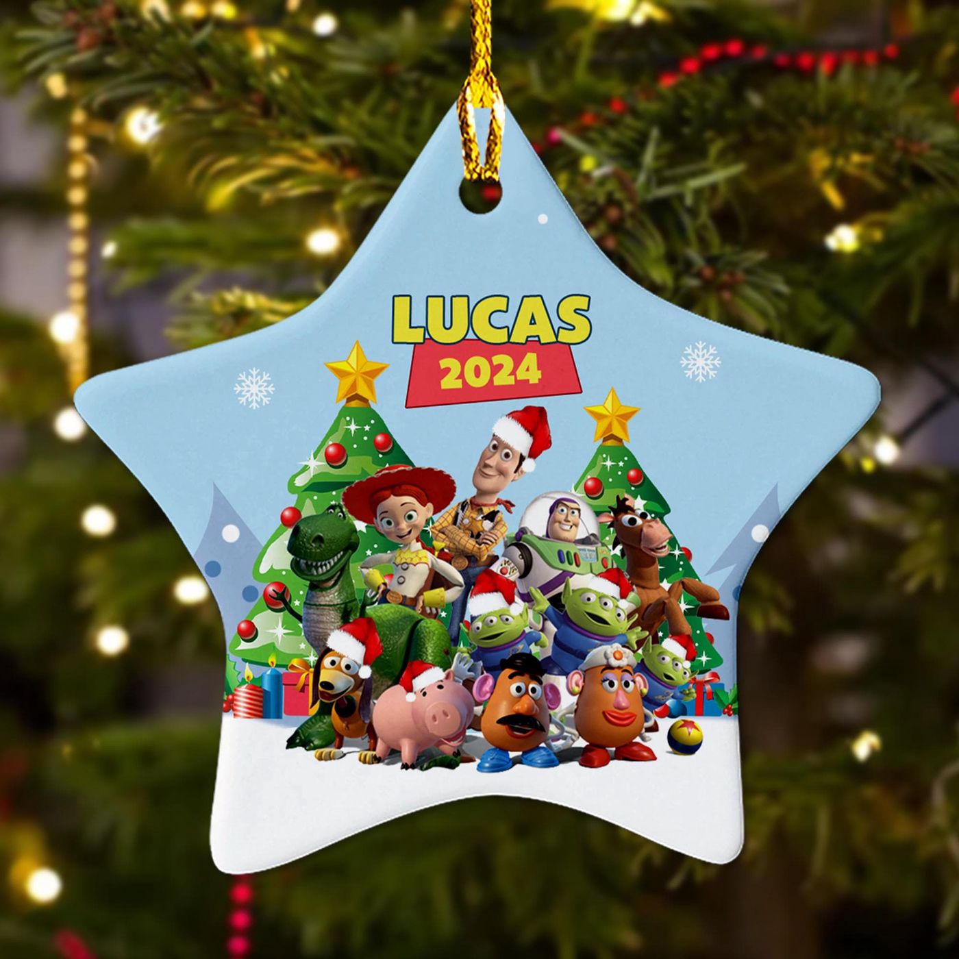 Customized Toy Friend Christmas Ornament – Funny Character Decor for 2024 Christmas Tree Perfect Xmas Gift for Kids