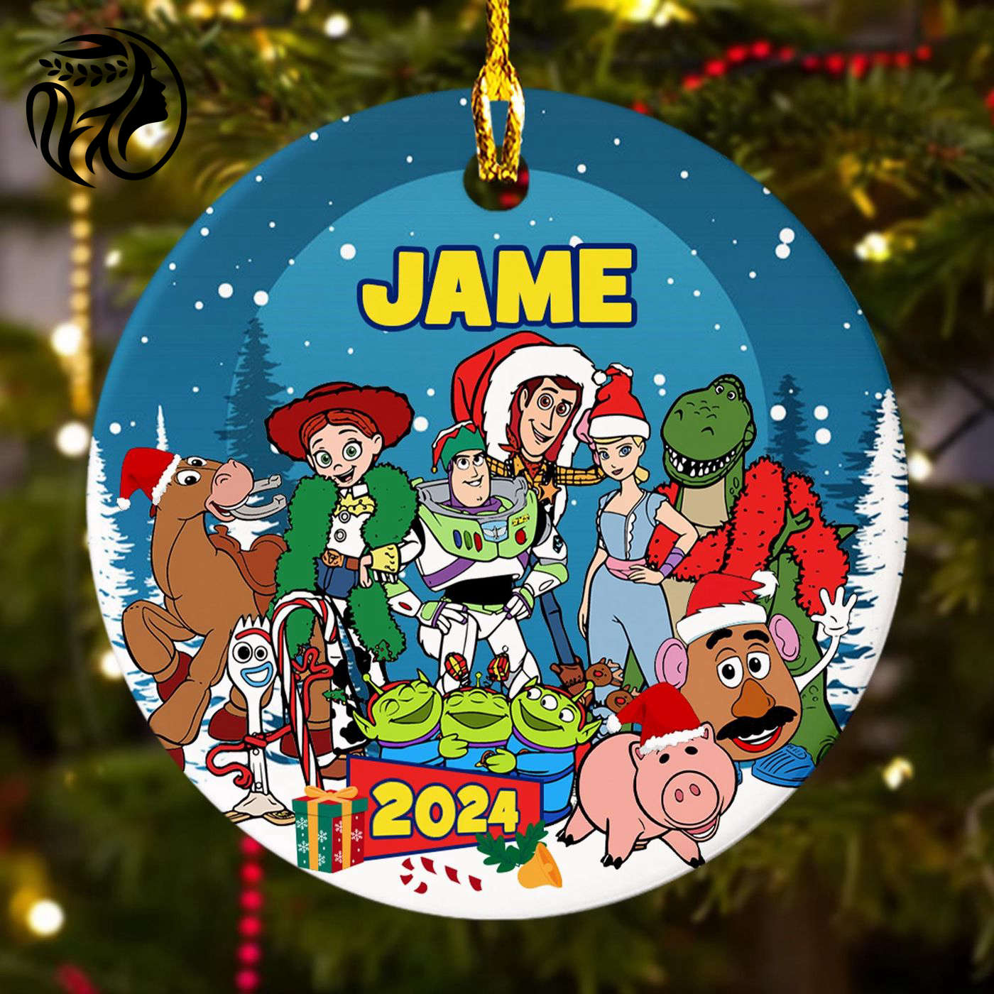 Customized Toy Friend Christmas Ornament – Funny Character Decor Perfect Xmas Gift for Kids 2024 Tree Decoration