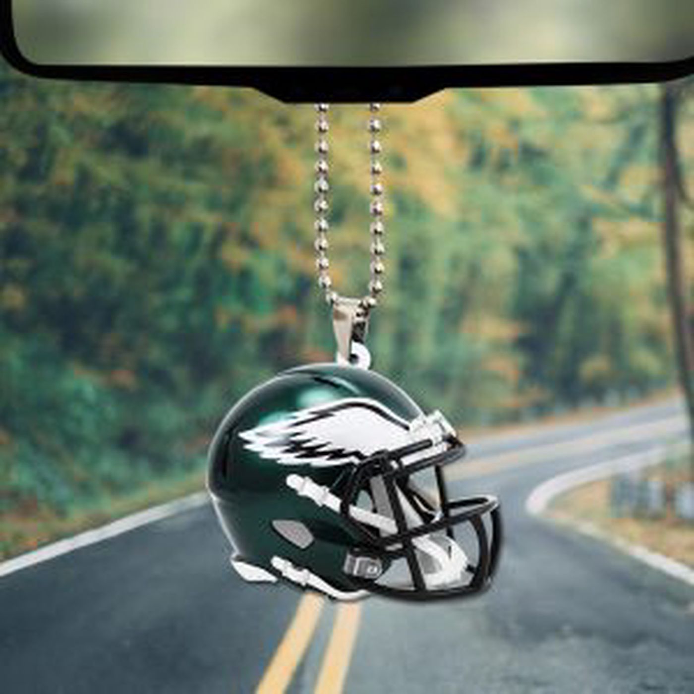 Philadelphia Eagles Custom Shape-sided Acrylic Car Ornament