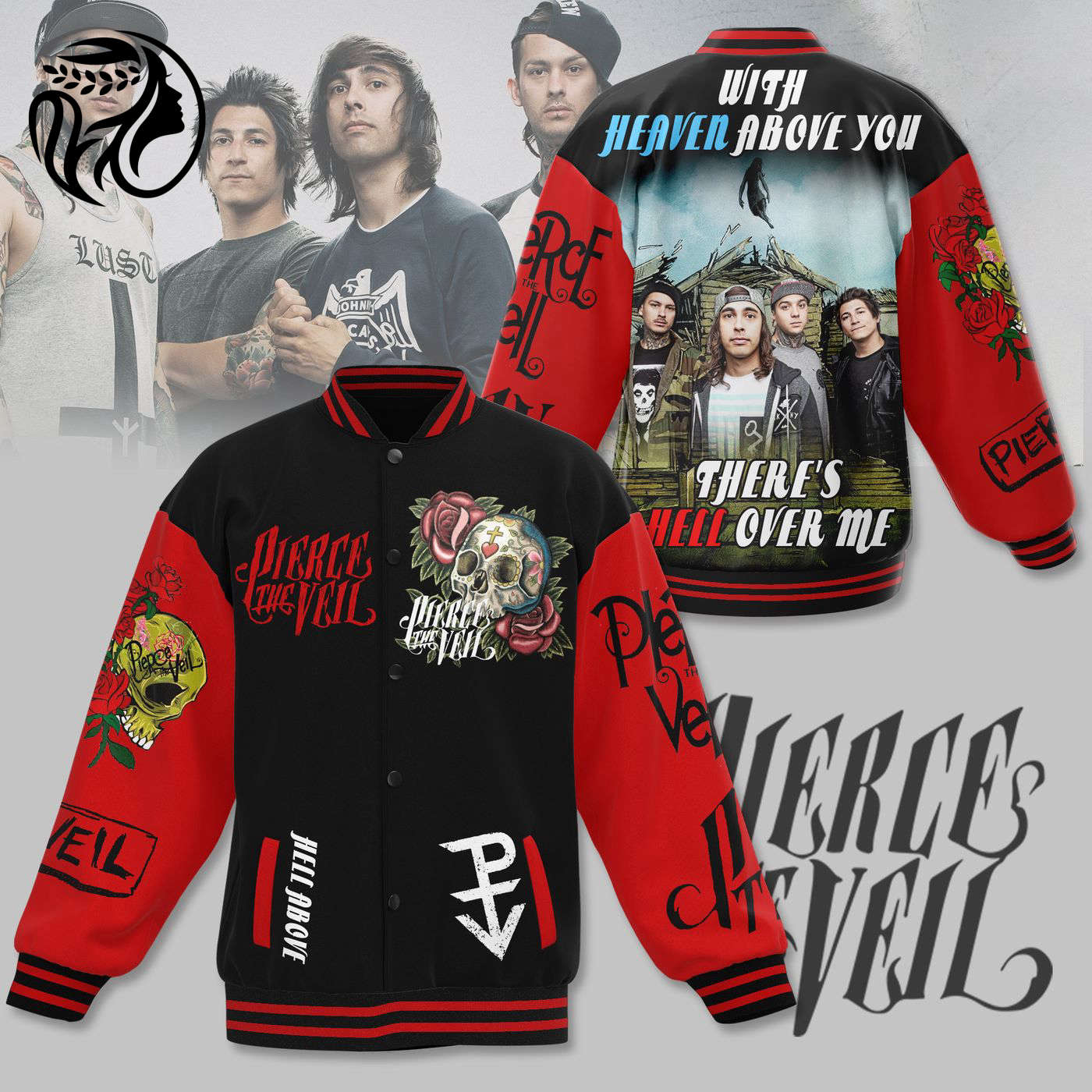 Pierce The Veil New Premium Baseball Jacket Gift For Fan