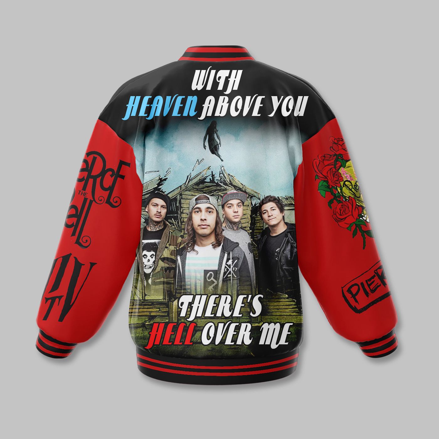 Pierce The Veil New Premium Baseball Jacket Gift For Fan Pierce The Veil New Premium Baseball Jacket Gift For Fan