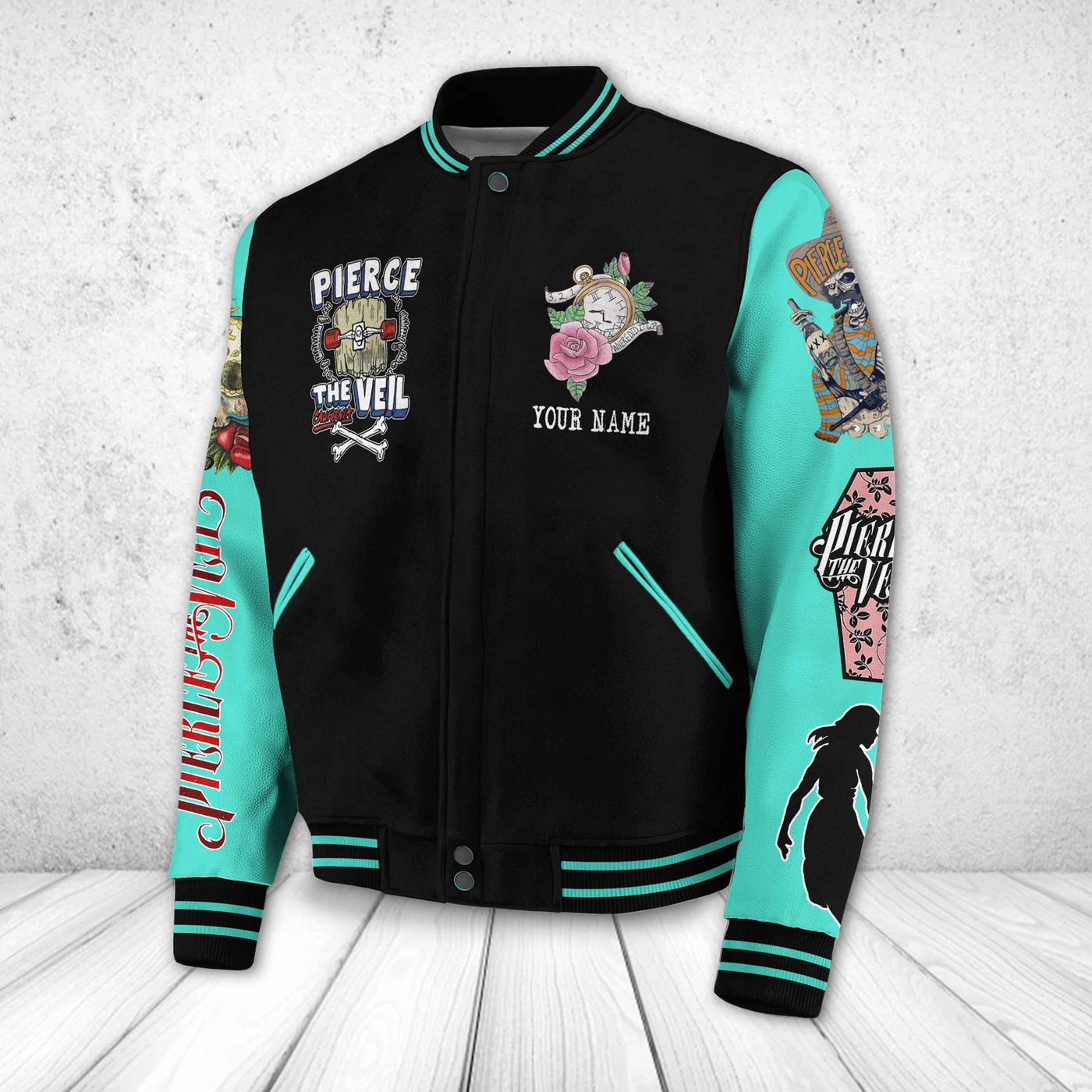 Pierce The Veil New Premium Baseball Jacket Gift For Fan Pierce The Veil New Premium Baseball Jacket Gift For Fan