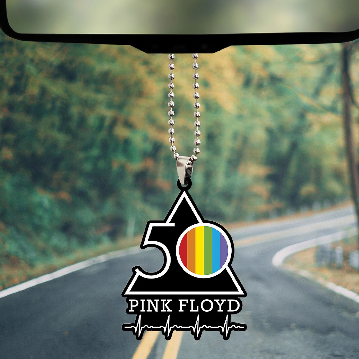 Pink Floyd Custom shape-sided Acrylic Car Ornament Gift