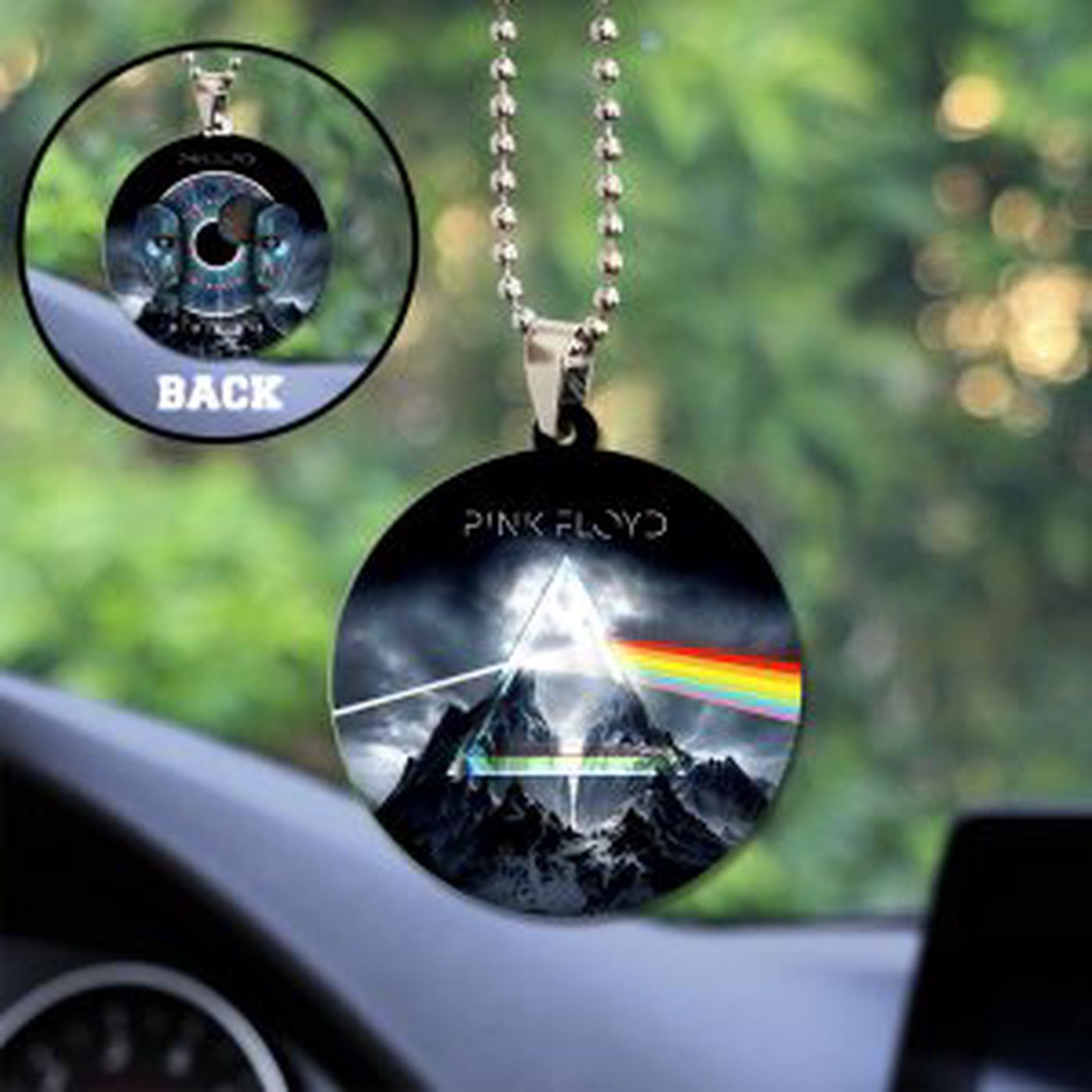 Pink Floyd Custom Shape-sided Acrylic Car Ornament