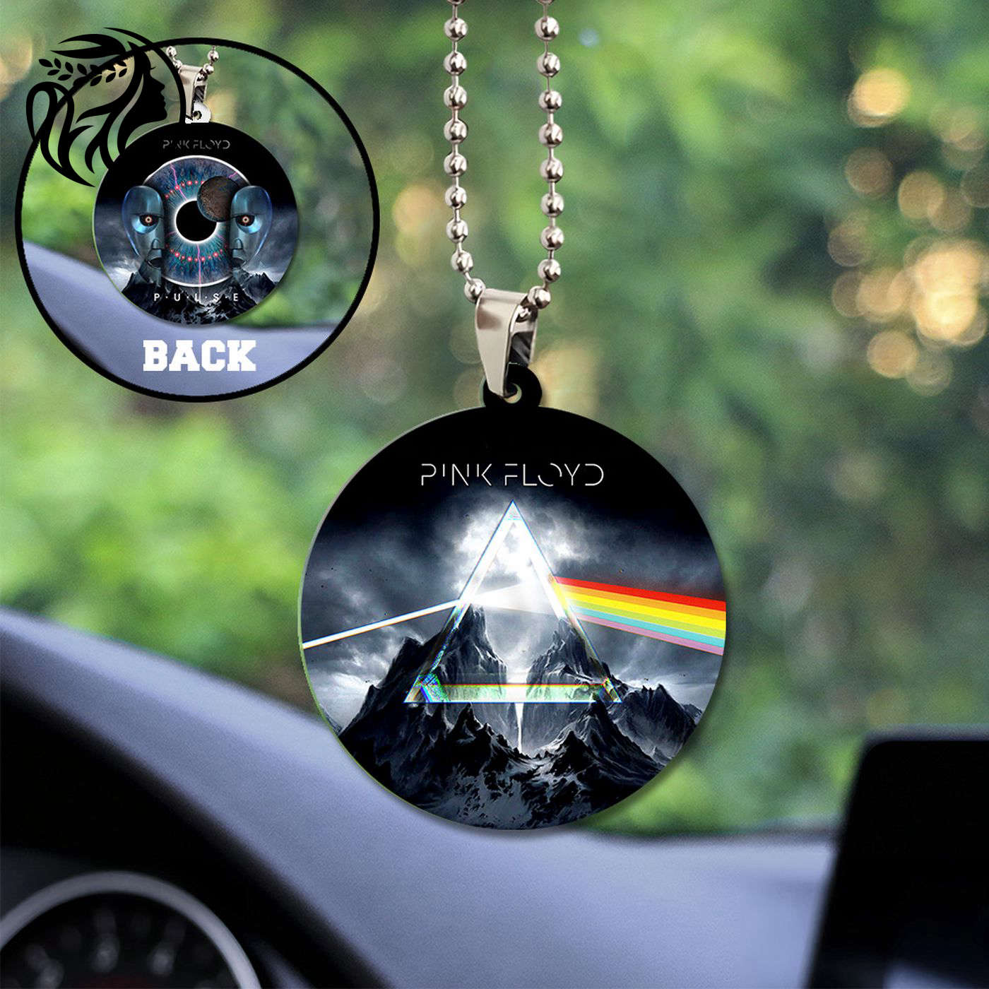 Pink Floyd Custom Shape-sided Acrylic Car OrnamentGift