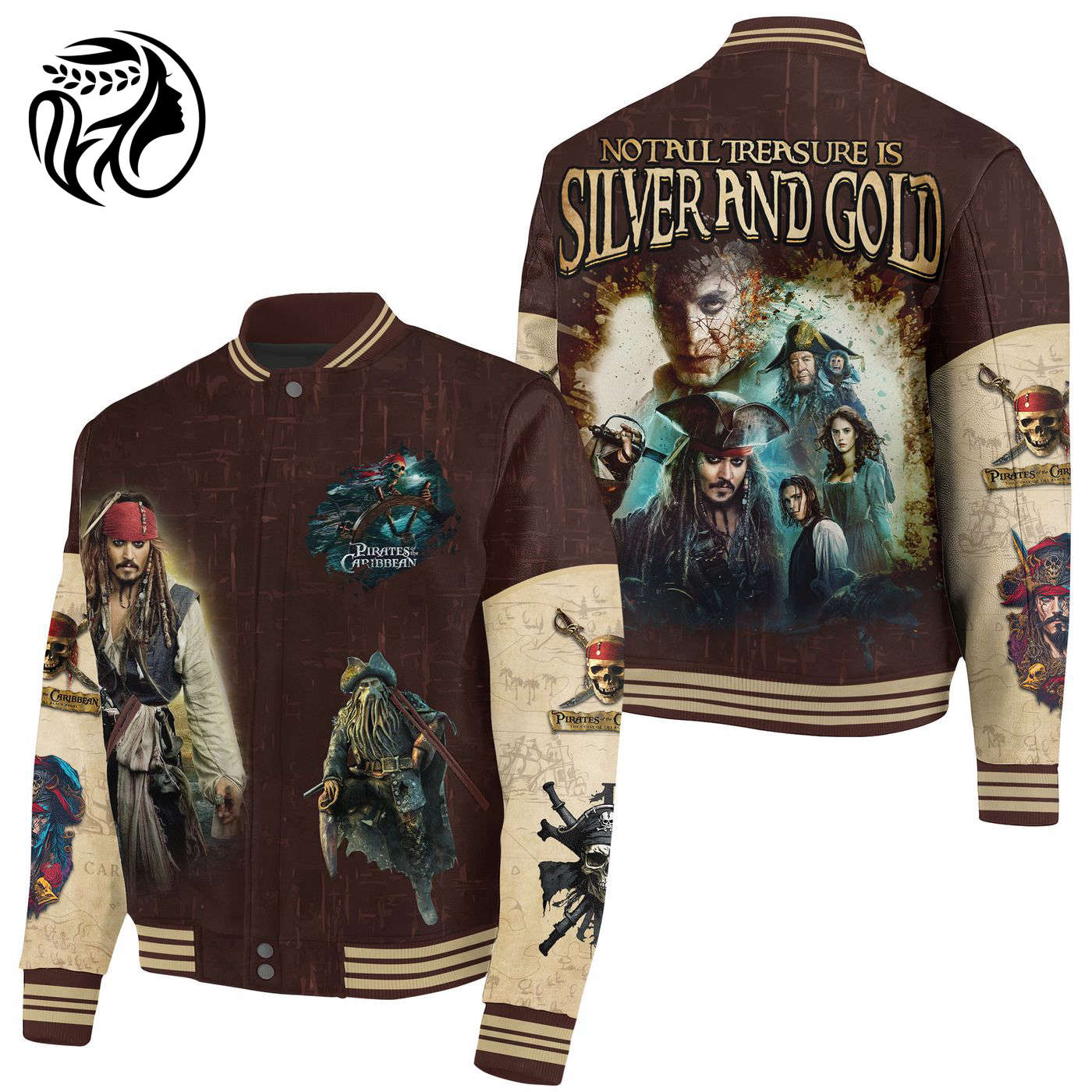 Pirates Of The Caribbean New Premium Baseball Jacket Gift For Fan