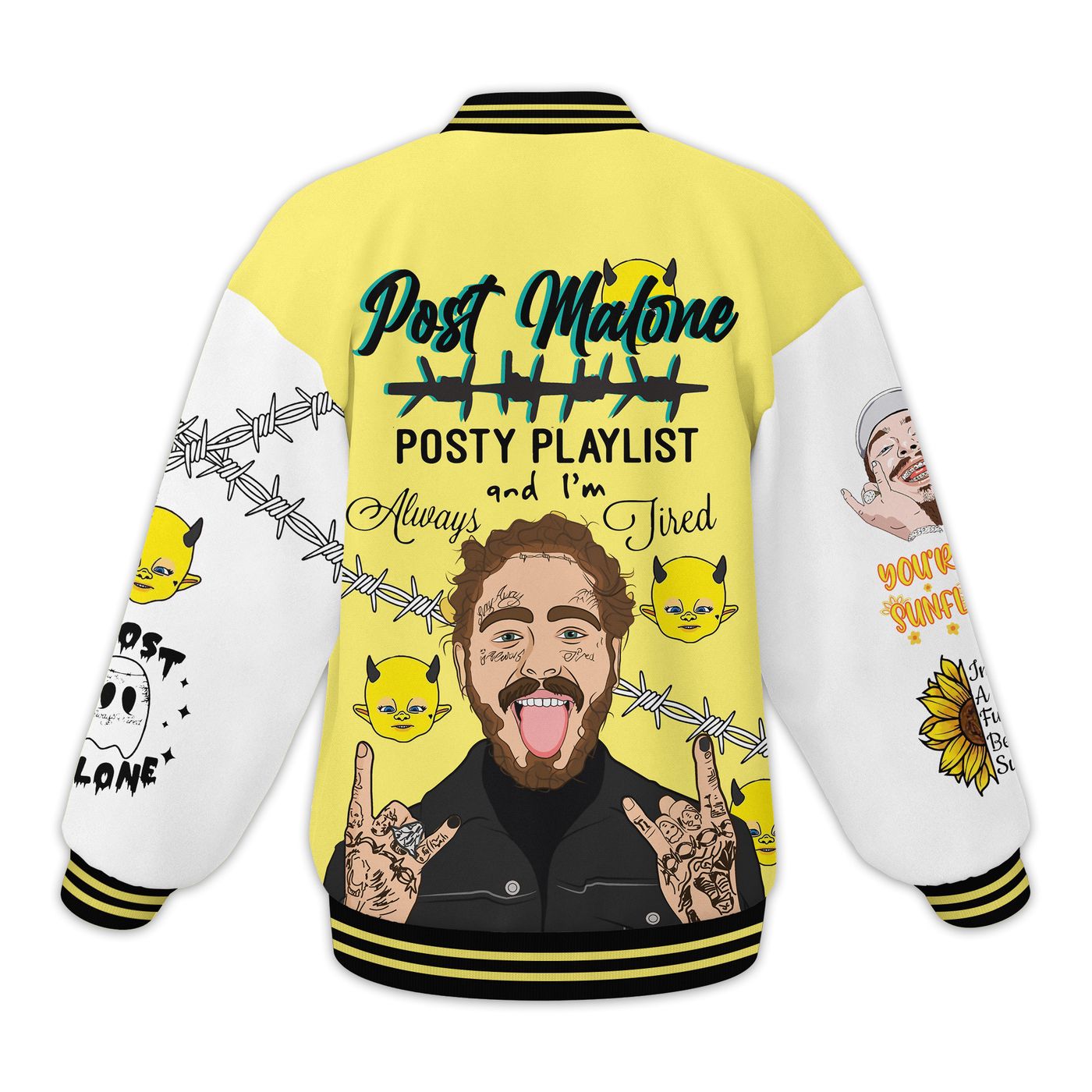 Post Malone New Premium Baseball Jacket Gift For Fan