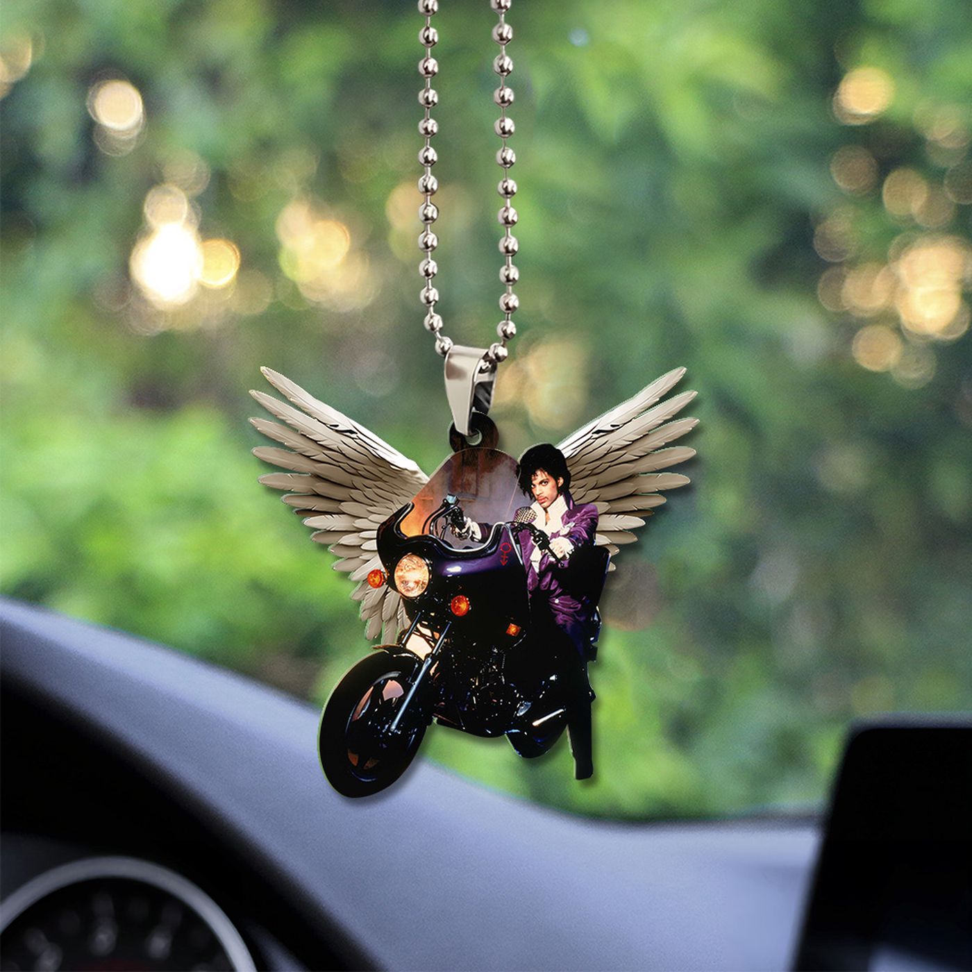Prince Custom Shape 2-sided Acrylic Car Ornament Gift