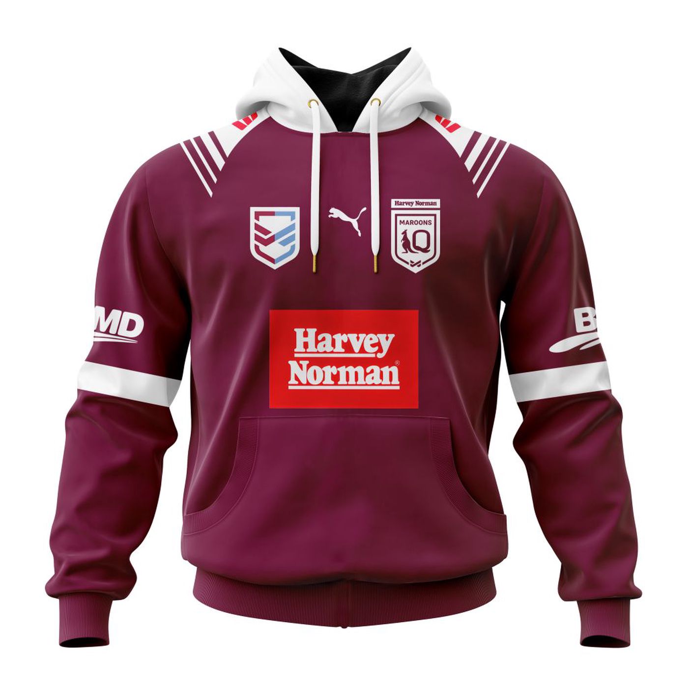 QLD Maroons State Of Origin Personalized 2024 Training Kits 3d Printed Hoodie 3d Printed Hoodie