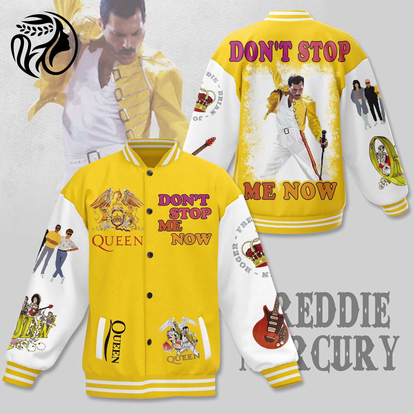 Queen Freddie Mercury New Premium Baseball Jacket Gift For Fan
