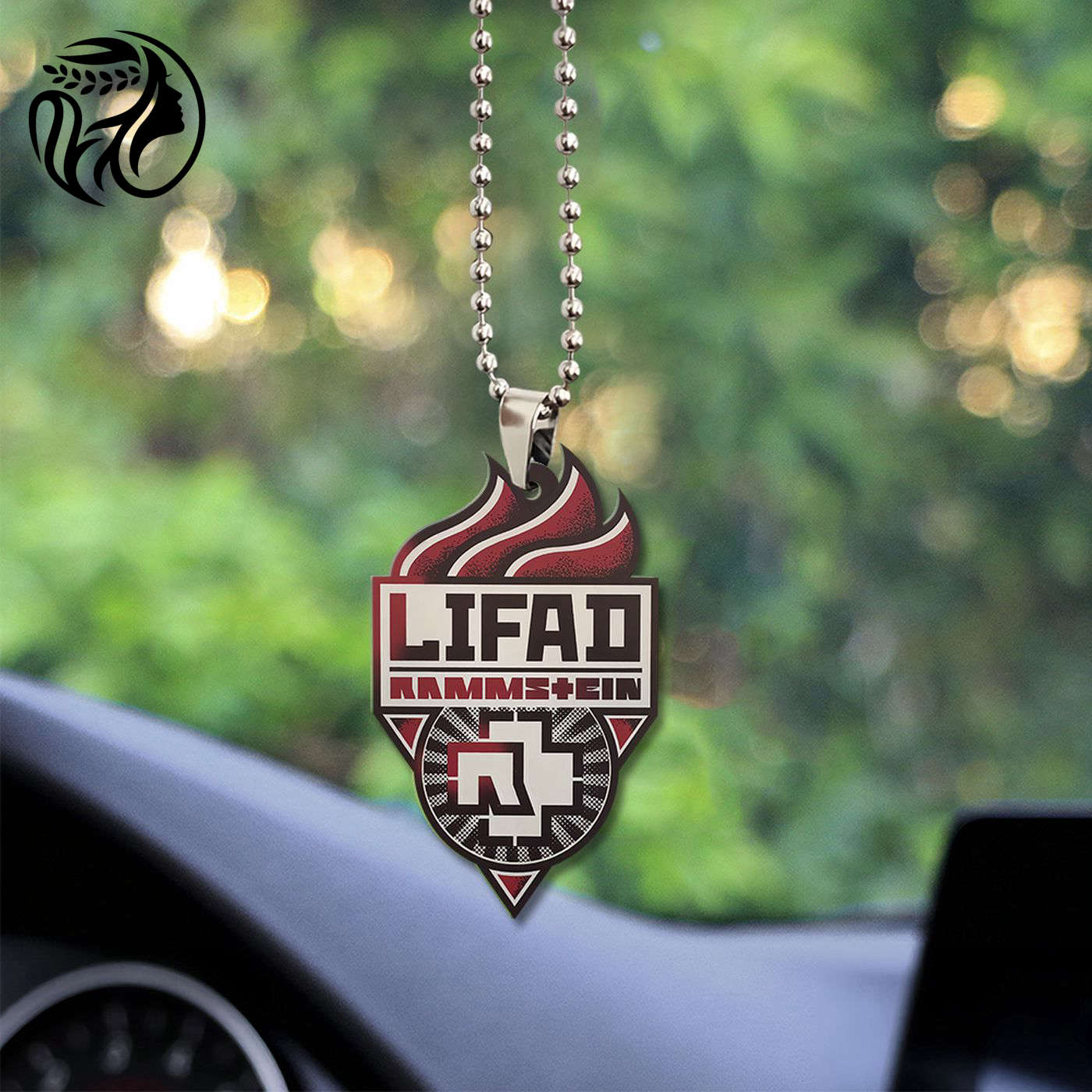 Rammstein Custom Shape-sided Acrylic Car Ornament Gift