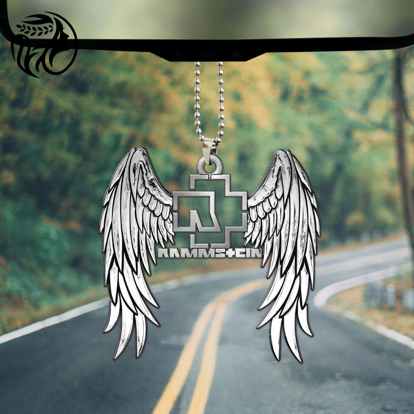 Rammstein Custom shape Clear-sided Acrylic Car Ornament