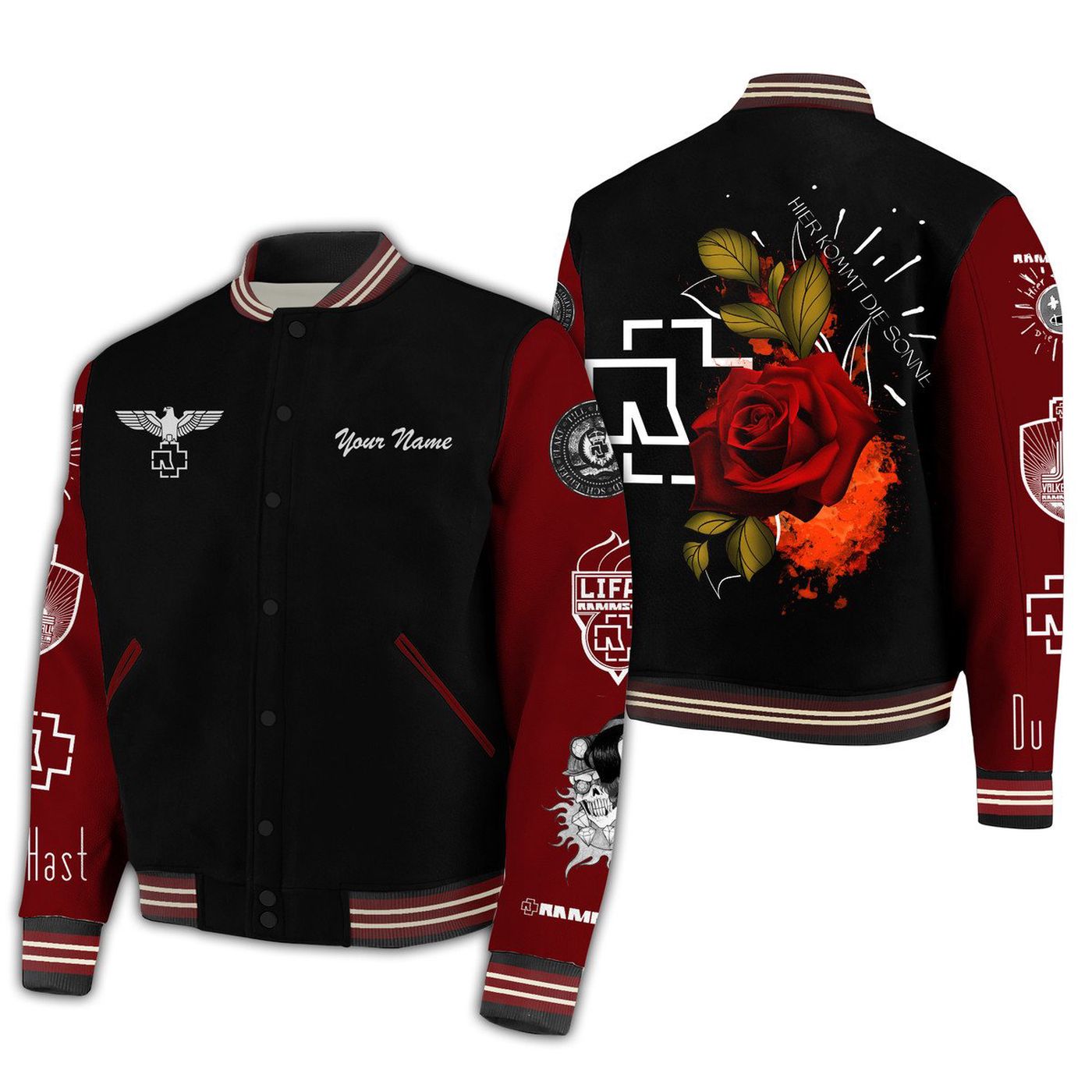 Rammstein New Premium Baseball Jacket Gift For Fan