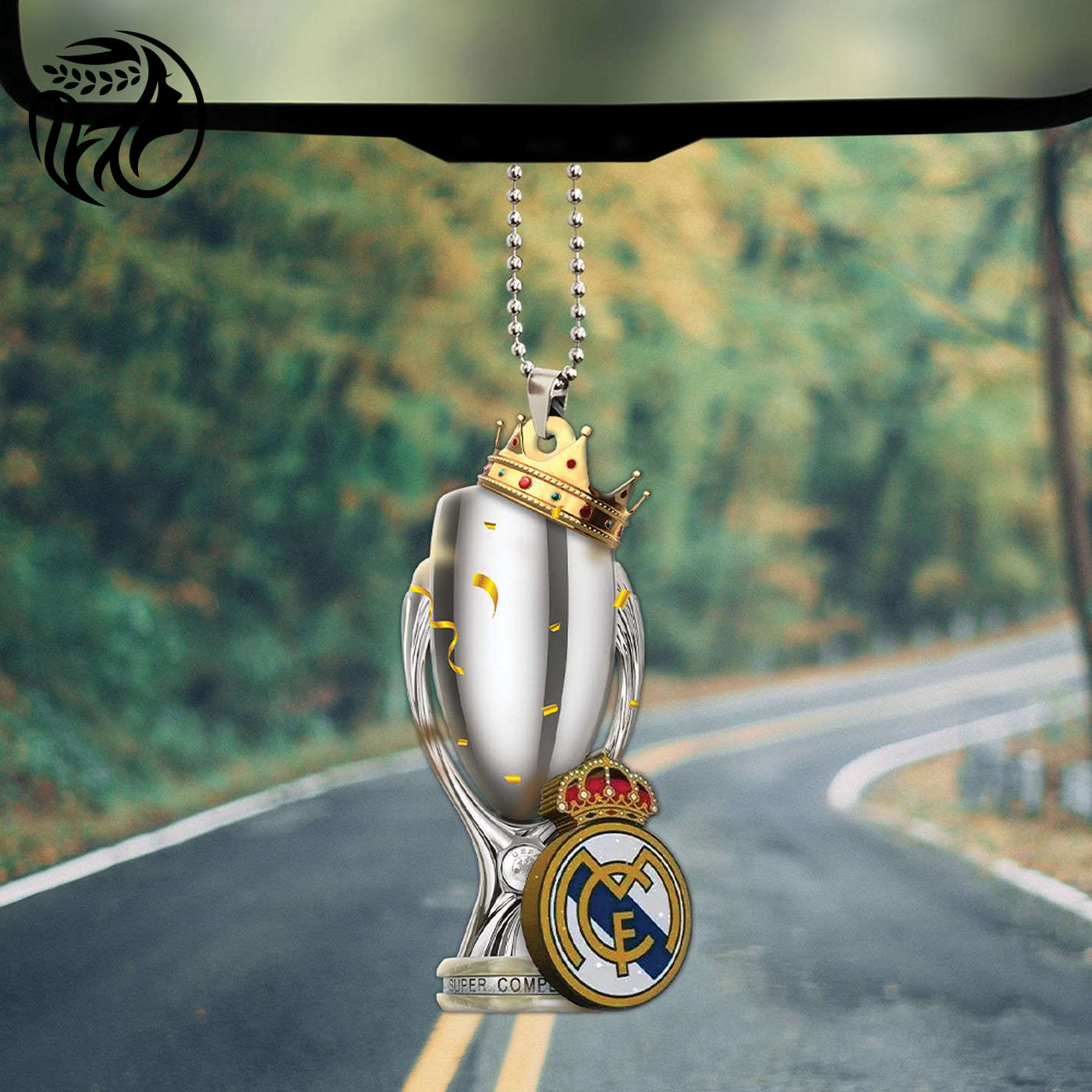 Real Madrid CF Custom Shape 2-sided Acrylic Car Ornament Gift
