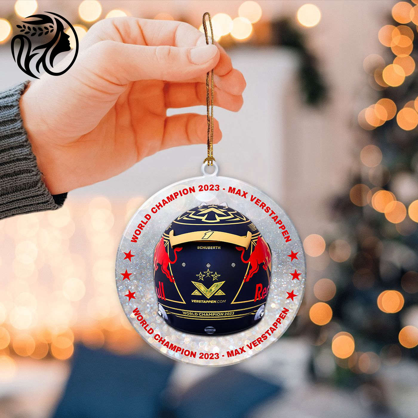 Red Bull Racing F1 2-Side Printed Acrylic Ornament  – Gift for Christmas Day