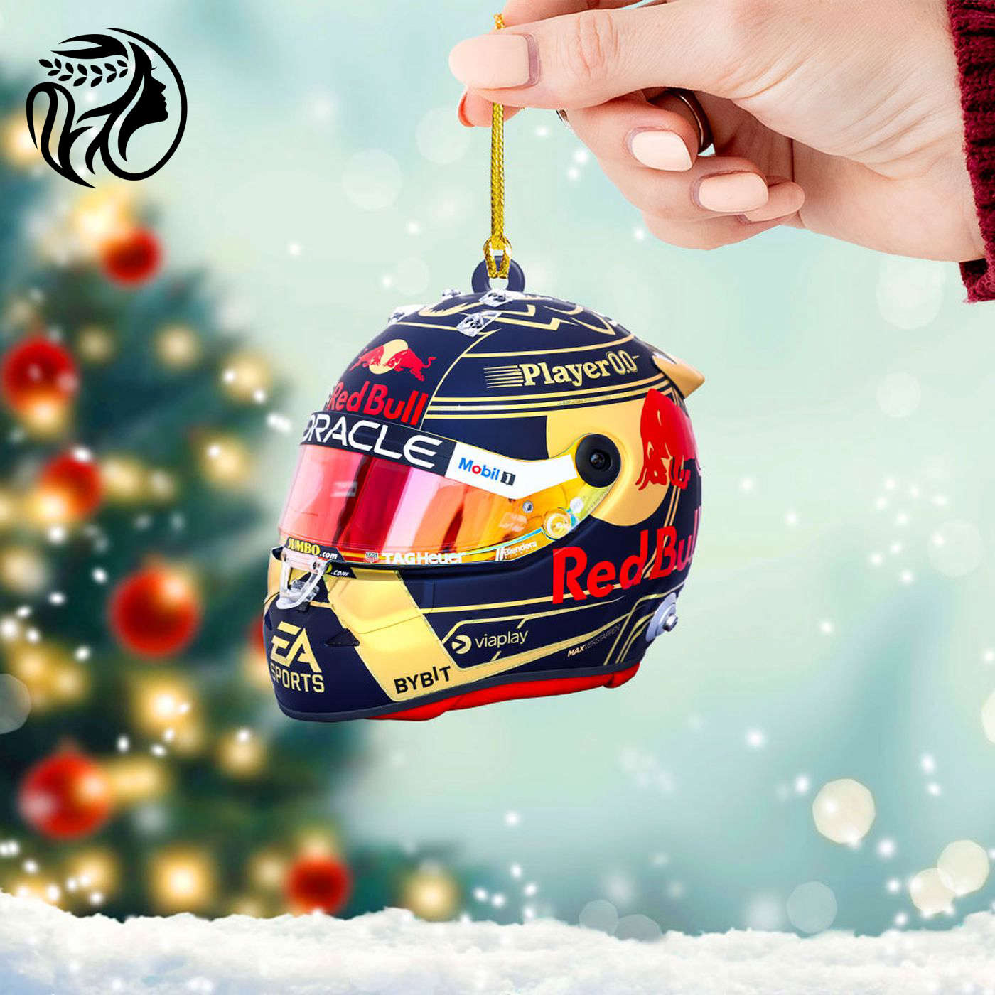 Red Bull Racing F1 2023 Champion Clear 1-Sided Acrylic Ornament  – Gift for Christmas Day