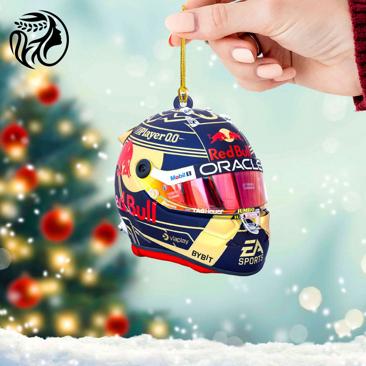 Red Bull Racing F1 2023 Champion Clear 1-Sided Acrylic Ornament  – Gift for Christmas Day