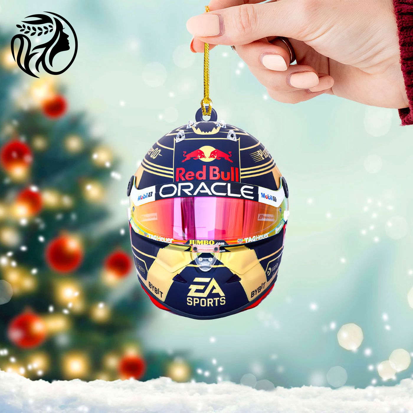 Red Bull Racing F1 2023 Champion Clear 1-Sided Acrylic Ornament  – Gift for Christmas Day