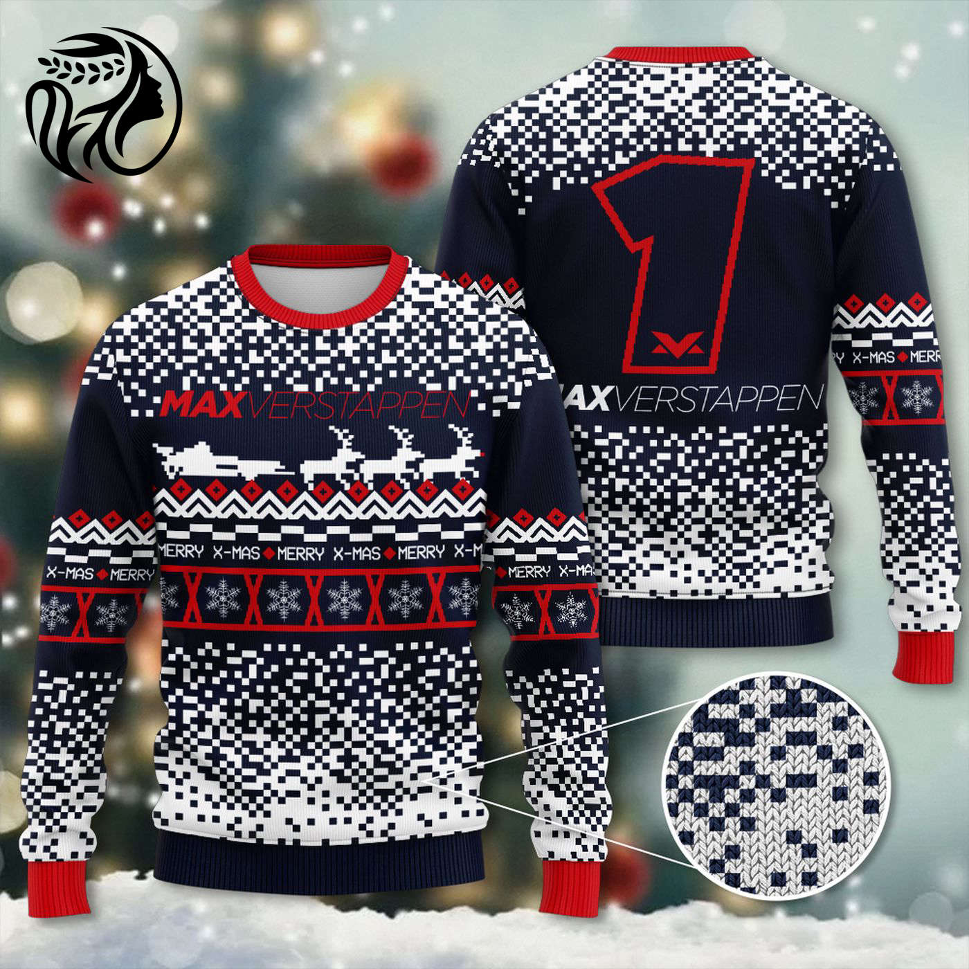 Red Bull Racing F1 3D Ugly Sweater Gift – Gift for Men Women Christmas Day