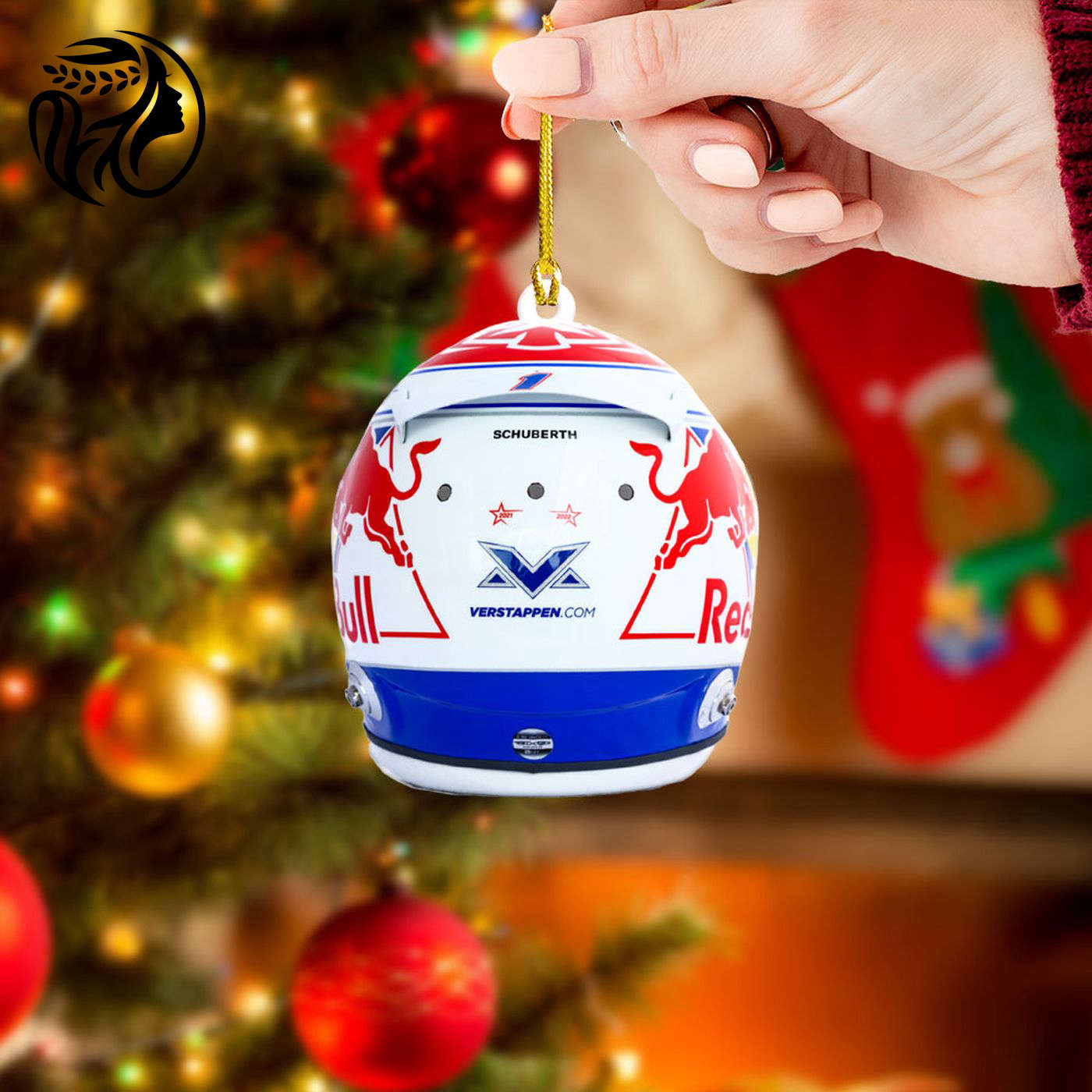 Red Bull Racing F1 Clear 1-Sided Acrylic Ornament  – Gift for Christmas Day