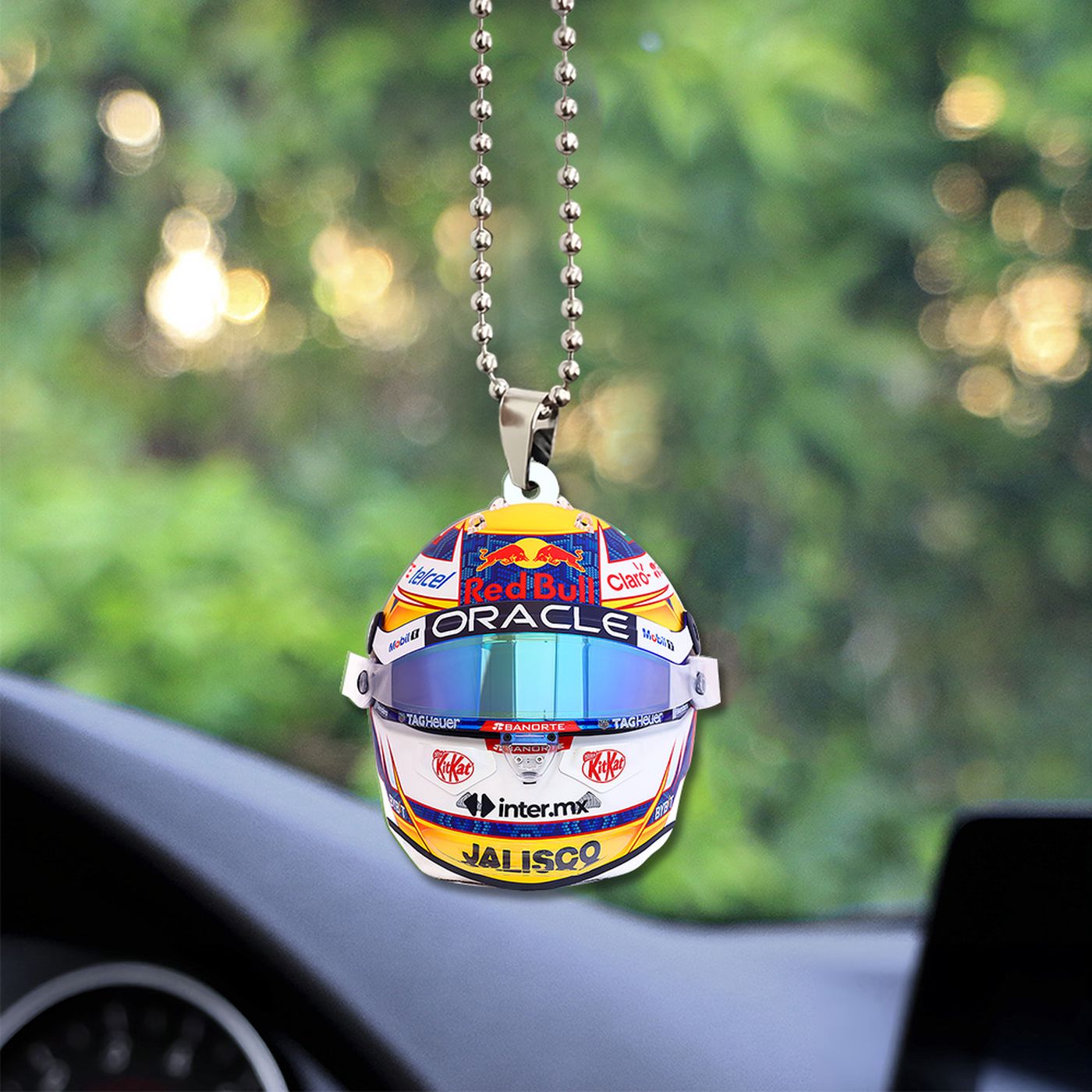 Red Bull Racing F1 Custom Shape 2-sided Acrylic Car Ornament Gift