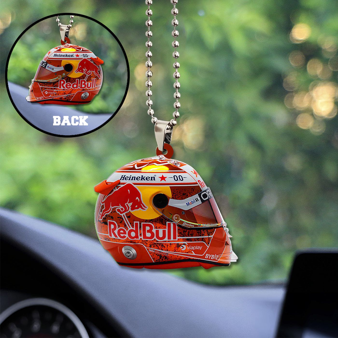 Red Bull Racing F1 Custom Shape 2-sided Acrylic Car Ornament