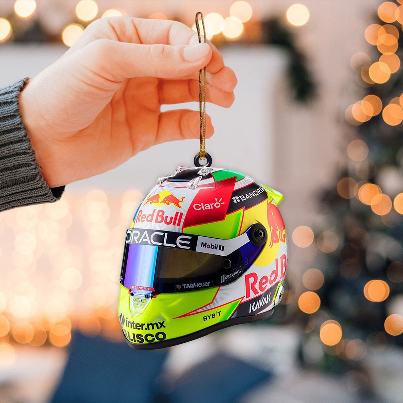 Red Bull Racing F1 Custom Shape 2-sided Acrylic Ornament  – Gift for Christmas Day