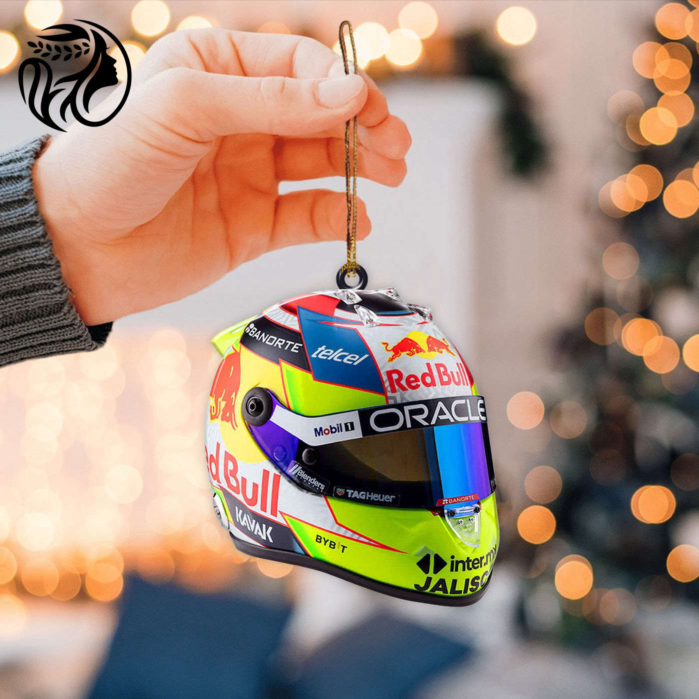 Red Bull Racing F1 Custom Shape 2-sided Acrylic Ornament  - Gift for Christmas Day