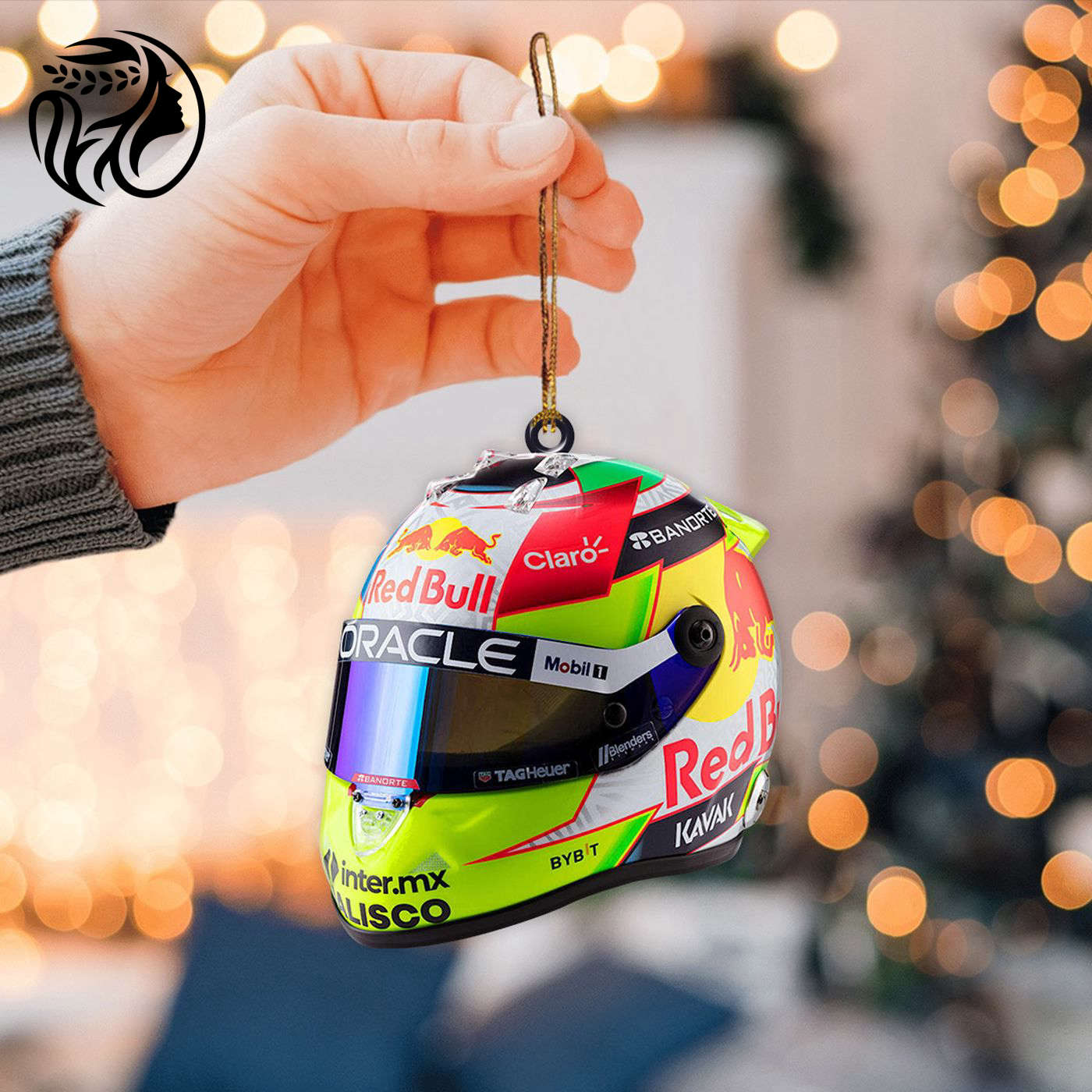 Red Bull Racing F1 Custom Shape 2-sided Acrylic Ornament  – Gift for Christmas Day