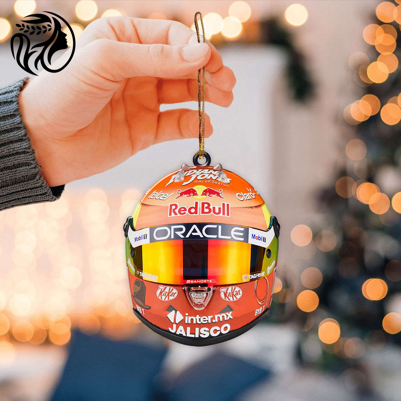 Red Bull Racing F1 Custom Shape 2-sided Acrylic Ornament  – Gift for Christmas Day
