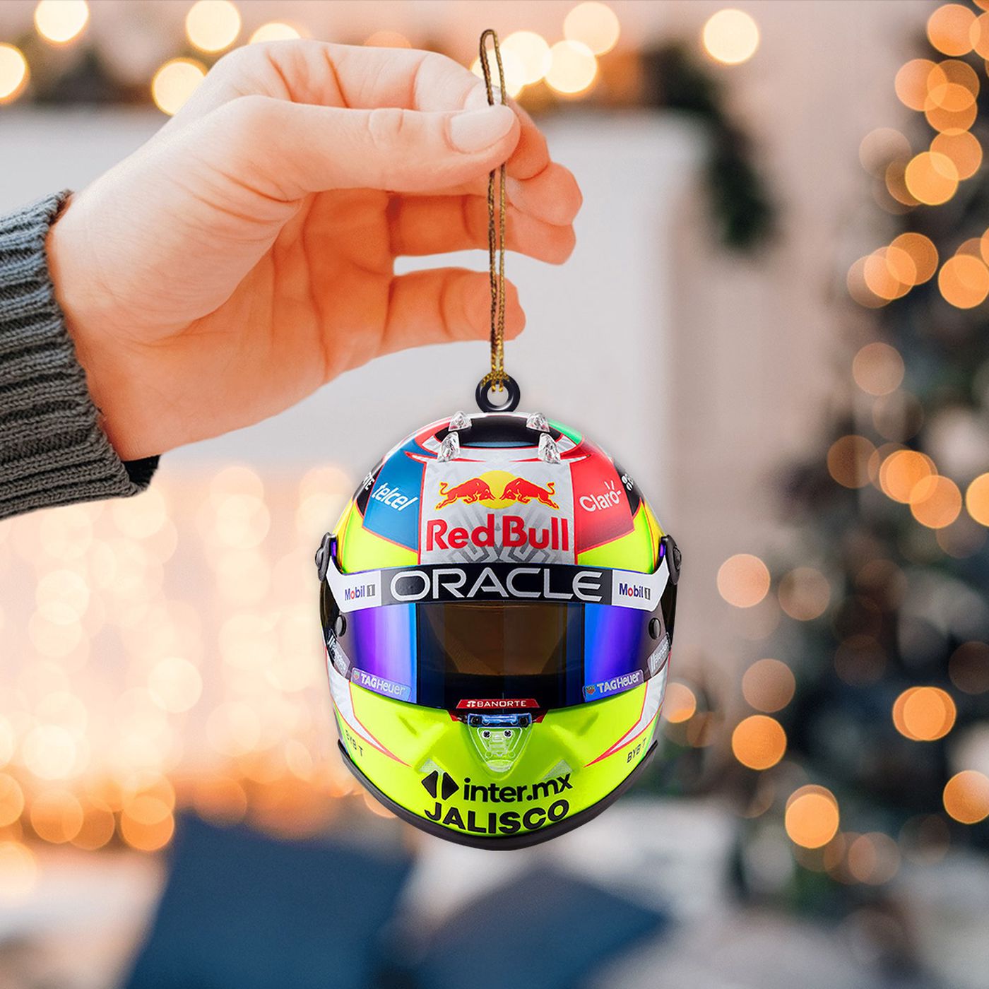Red Bull Racing F1 Custom Shape 2-sided Acrylic Ornament  – Gift for Christmas Day