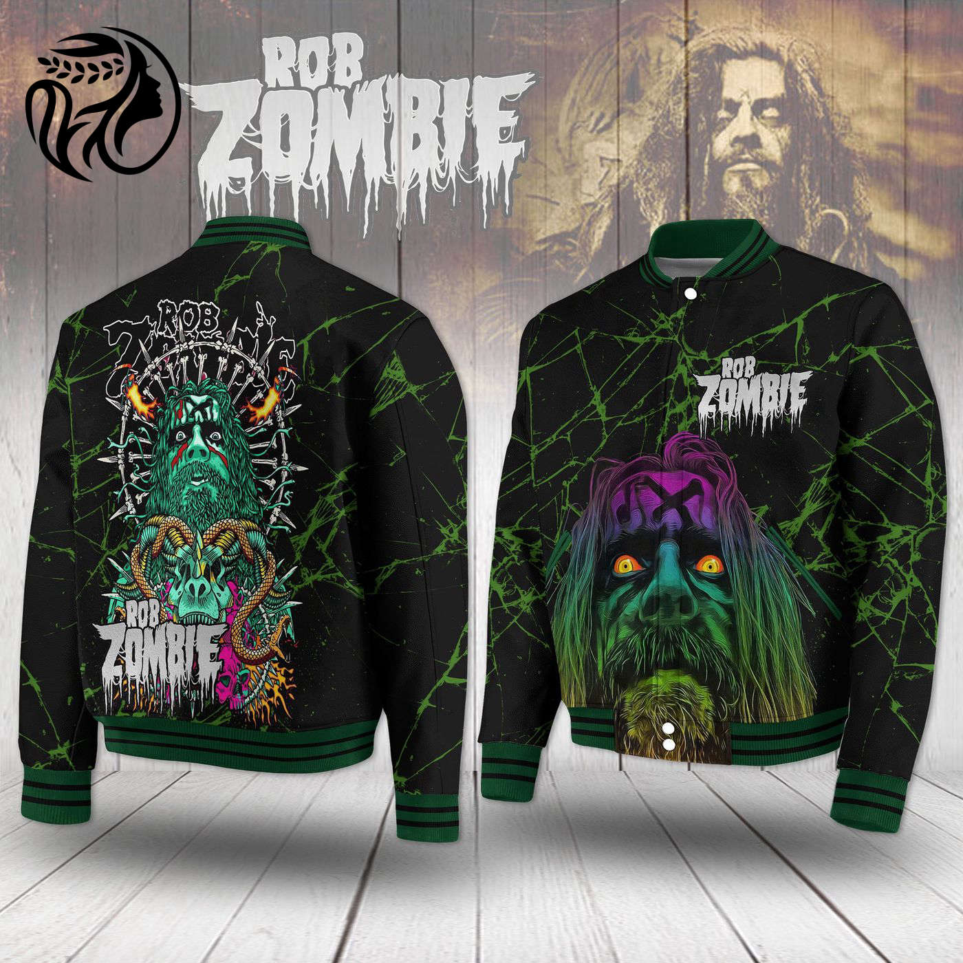Rob Zombie New Premium Baseball Jacket Gift For Fan