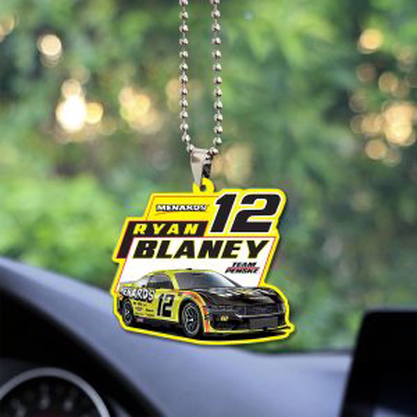 Ryan Blaney Custom Shape 2-sided Acrylic Car Ornament Gift