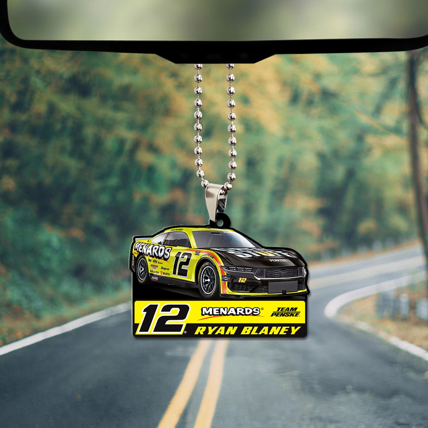 Ryan Blaney Custom Shape 2-sided Acrylic Car Ornament Gift