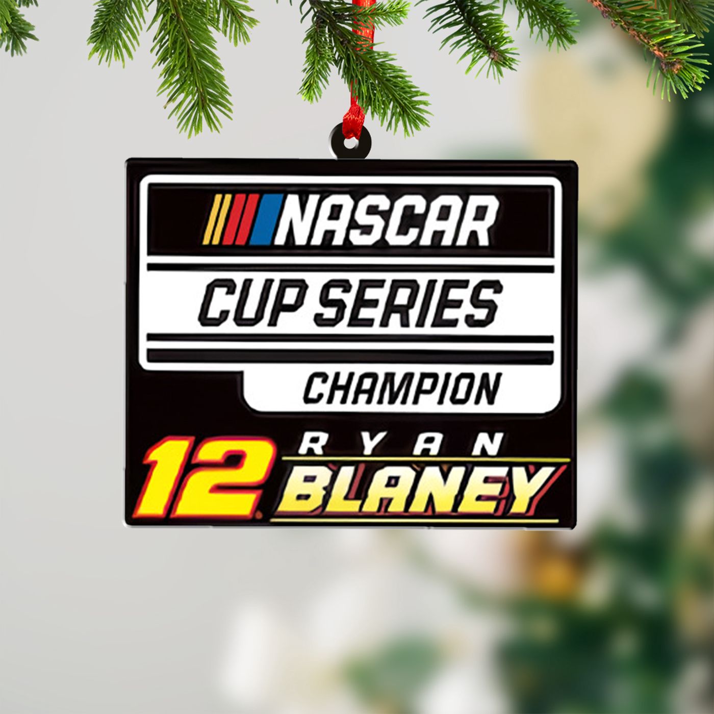 Ryan Blaney x Team Penske Custom Shape 1-sided Acrylic Ornament  – Gift for Christmas Day