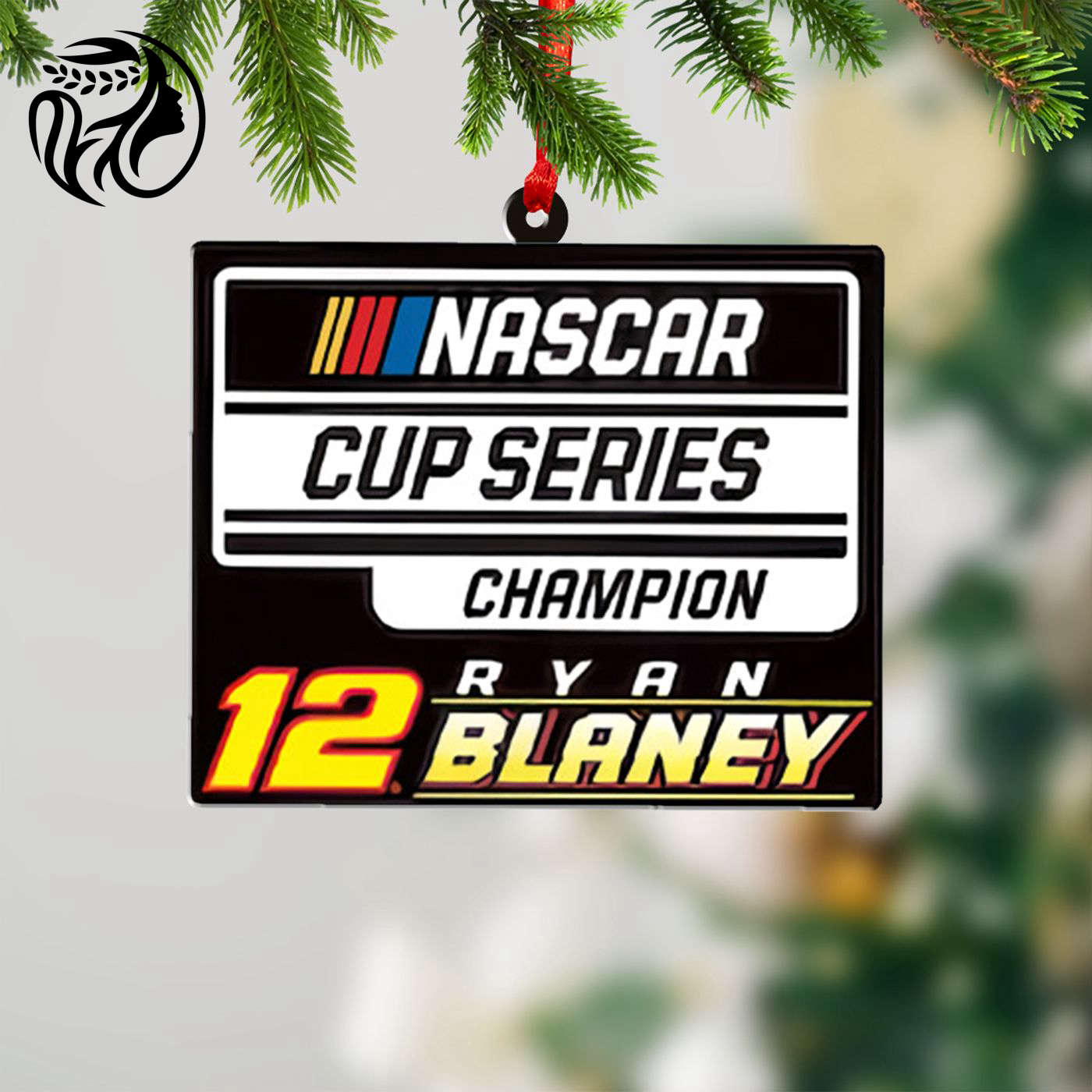 Ryan Blaney x Team Penske Custom Shape 1-sided Acrylic Ornament  – Gift for Christmas Day