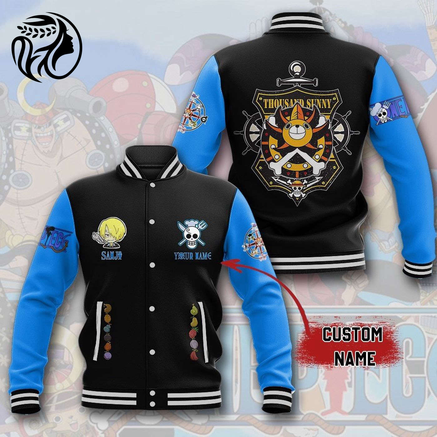 Sanji One Piece New Premium Baseball Jacket Gift For Fan