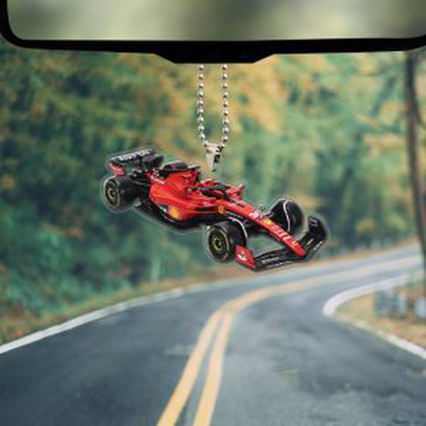 Scuderia Ferrari Custom shape Clear-sided Acrylic Car Ornament Scuderia Ferrari Custom shape Clear-sided Acrylic Car Ornament