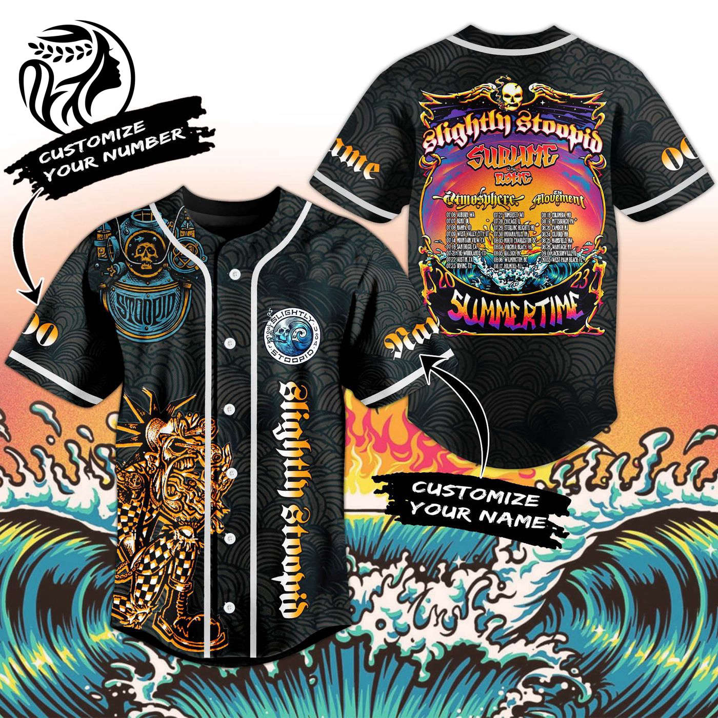 Slightly Stoopid Baseball Jersey For Men Women And Kids Gift