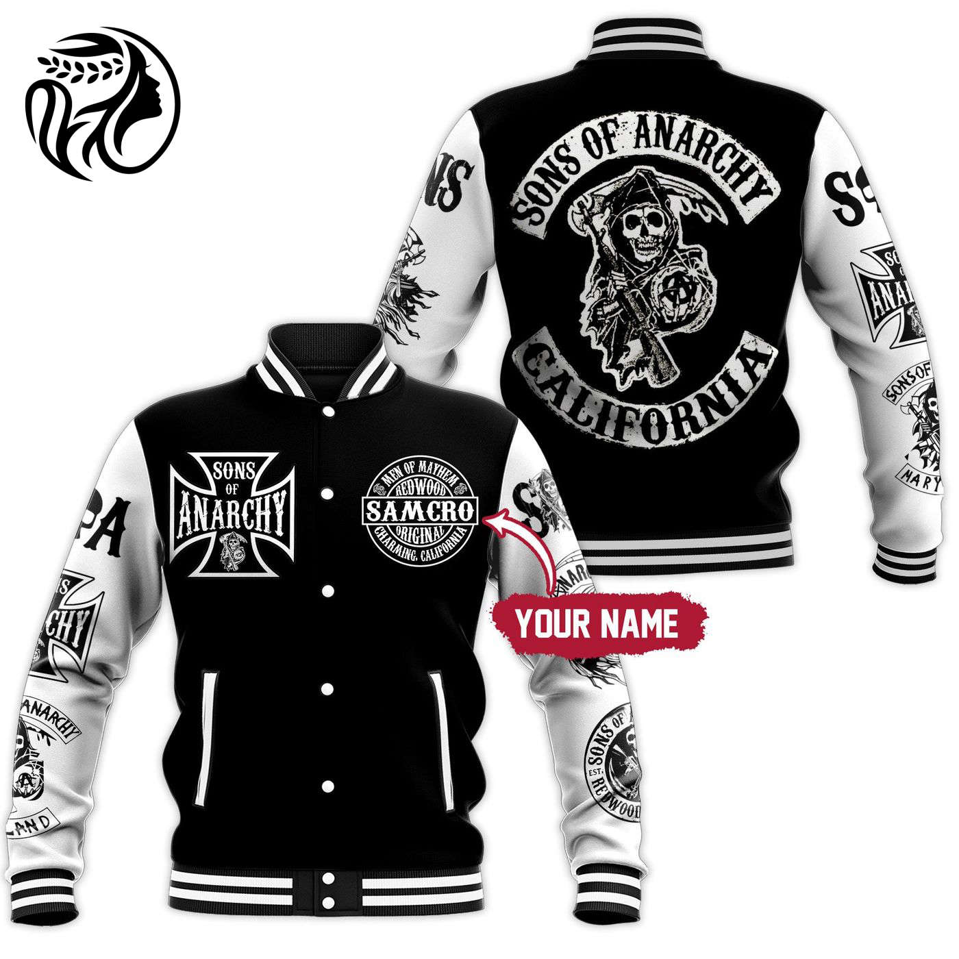 Sons of Anarchy New Premium Baseball Jacket Gift For Fan