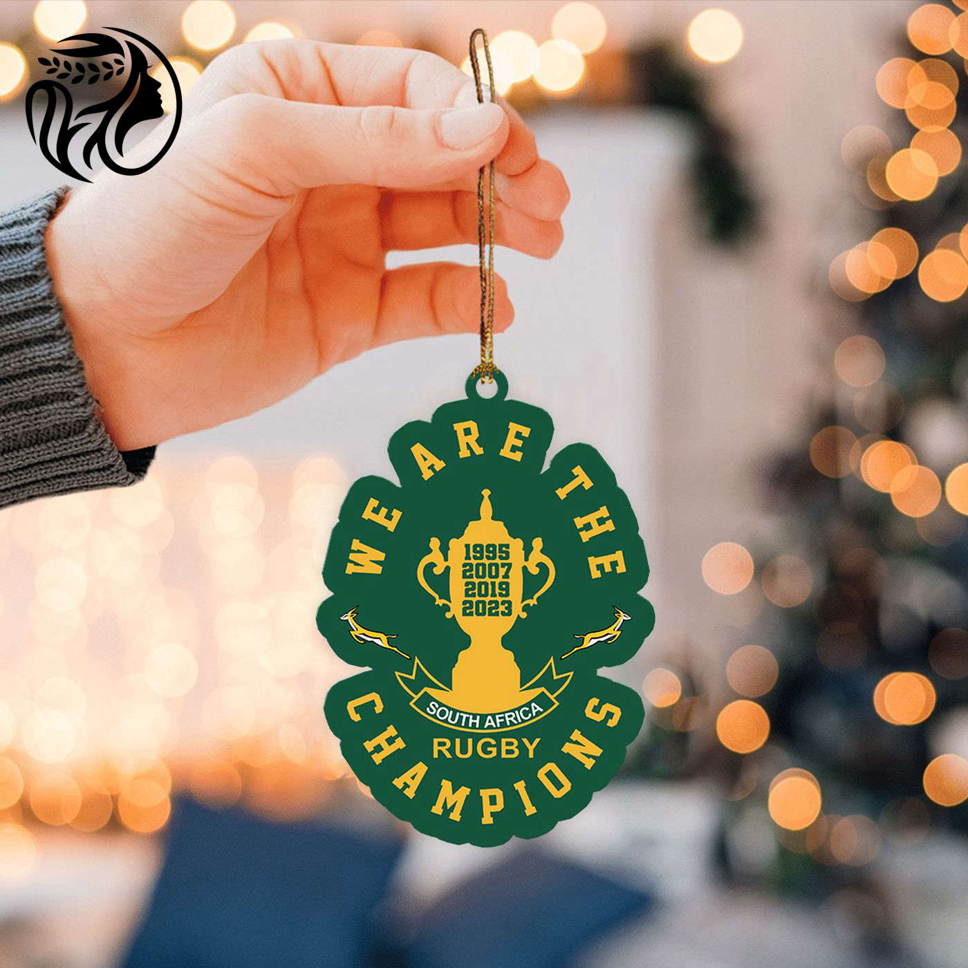 South Africa x Rugby World Cup Custom Shape 1-sided Acrylic Ornament  – Gift for Christmas Day