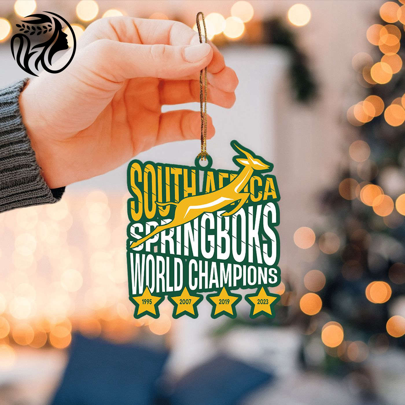 South Africa x Rugby World Cup Custom Shape 1-sided Acrylic Ornament  – Gift for Christmas Day