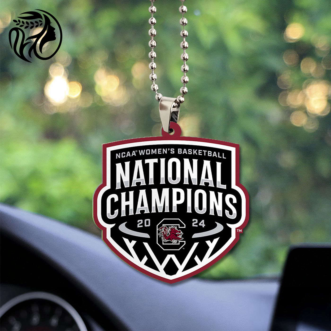 South Carolina Gamecocks Women’s Basketball Custom Shape 2-sided Acrylic Car Ornament – TANTN 5758