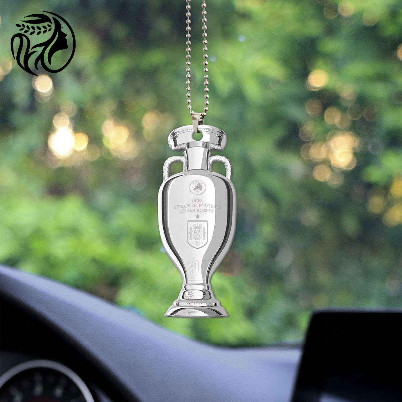 Spain National Football Team Custom Shape-sided Acrylic Car Ornament