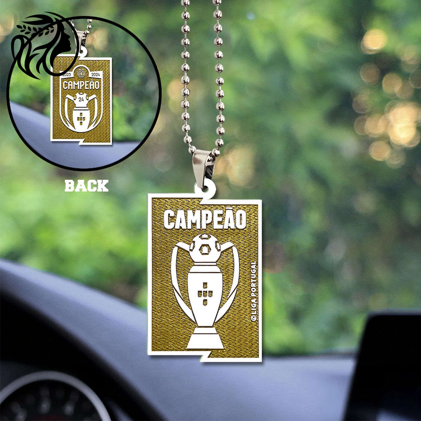 Sporting CP Custom Shape-sided Acrylic Car Ornament Gift