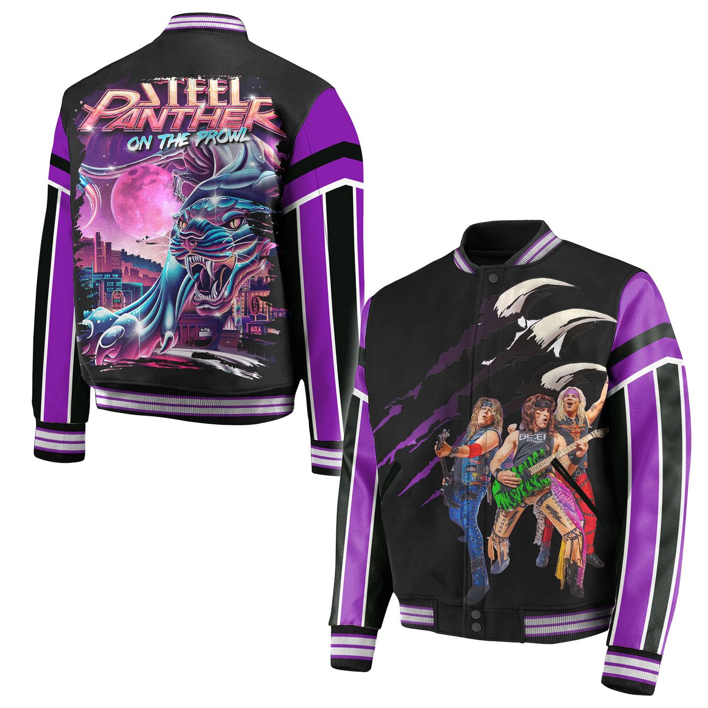 Steel Panther Pink New Premium Baseball Jacket Gift For Fan Steel Panther Pink New Premium Baseball Jacket Gift For Fan